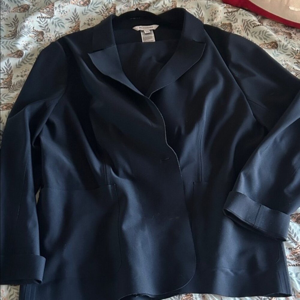 Banana Republic BR Standard Dark Blue Women's Blazer & Pants Set - 20